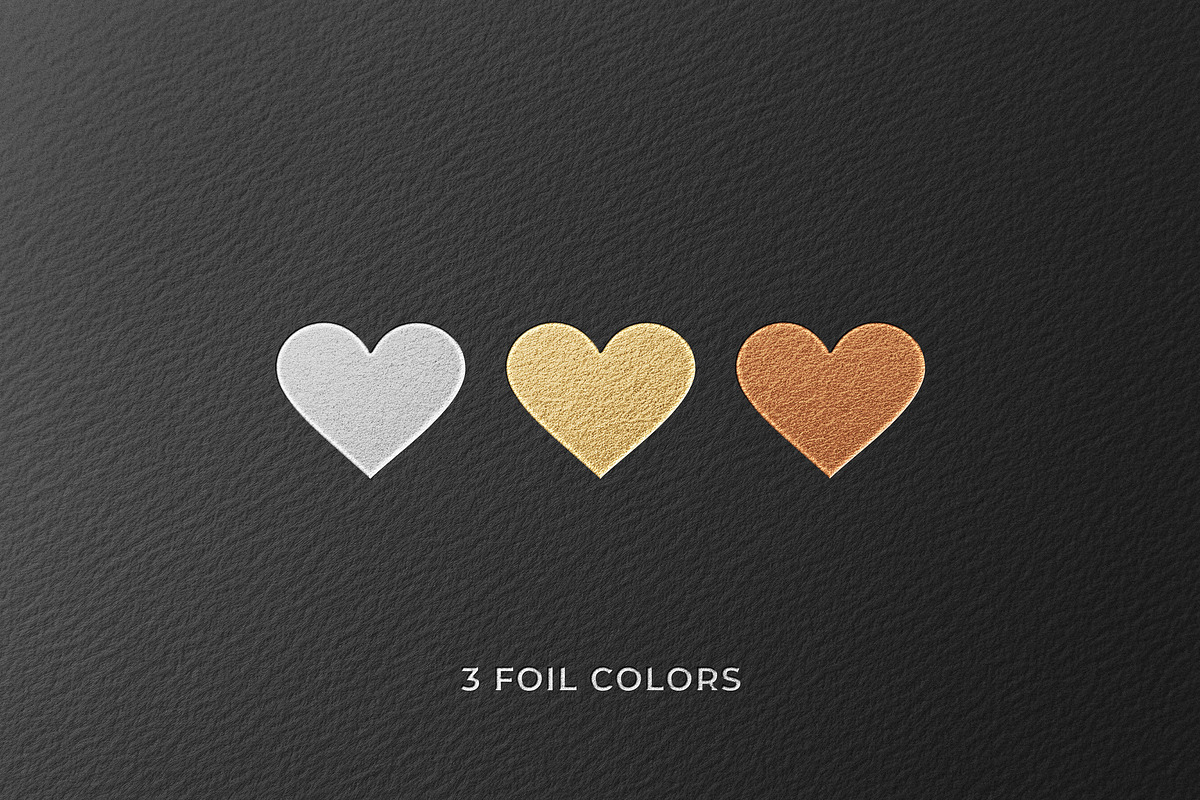 Foil Stamp Text & Logo Mockup, a Mockup by Design Squad (Photo 2 of 8)