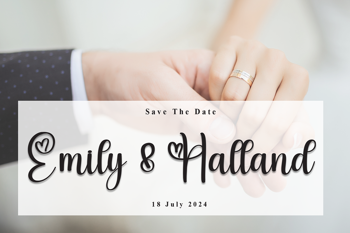 Valentine | Script Font, a Handwritten Font by Scratchones (Photo 2 of 8)
