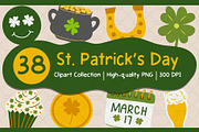 St. Patrick's Day Clipart Set, an Object Graphic by Drafts n Doodles (Thumbnail 1 of 3)
