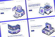 70 AI Isometric illustrations, a Technology Illustration by Vectors Market (Thumbnail 7 of 11)