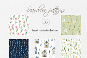 BLOOMING SPRING - Watercolor set, an Illustration by Navenzeles (Thumbnail 10 of 12)