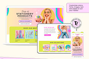 Pastel Rainbow Website Template, a Wix Template by Template Twist Shop (Thumbnail 8 of 10)