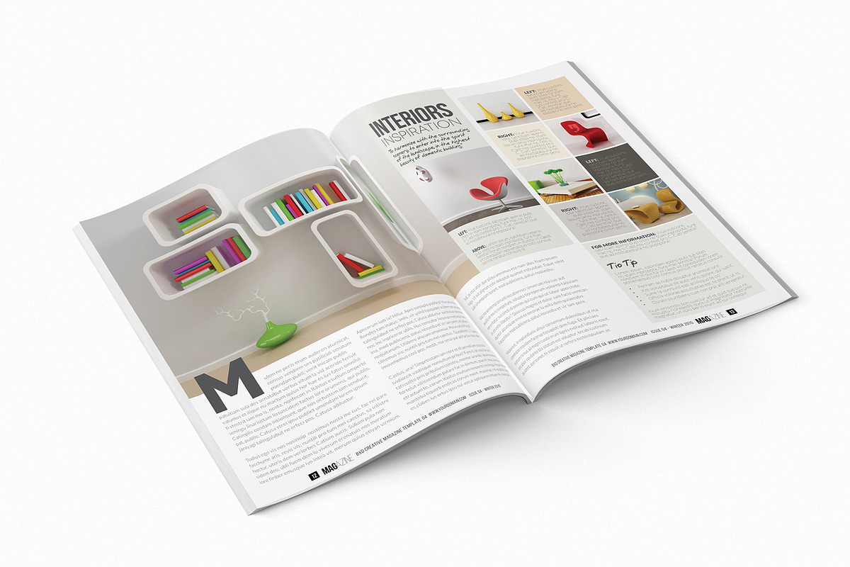 Magazine Template InDesign 05, a Magazine Template by Love Graphic Design (Photo 3 of 34)
