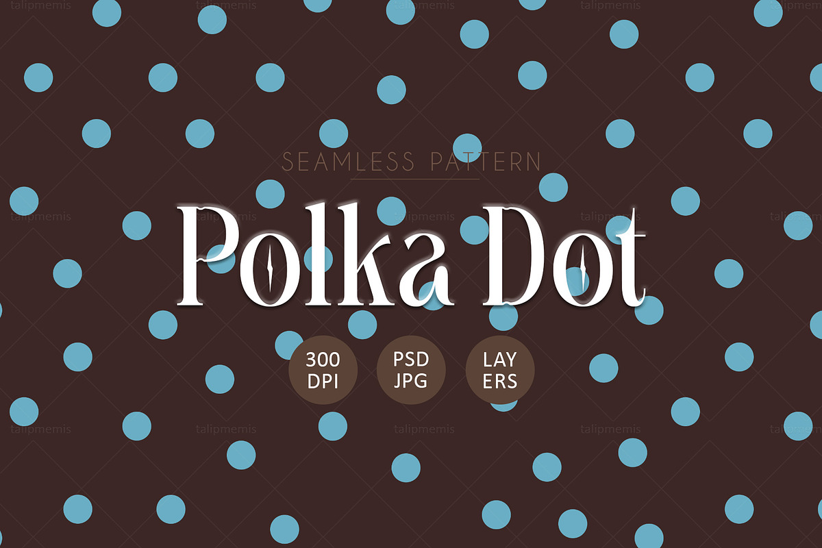 Seamless Polka Dot Pattern, a Pattern Graphic by Talip Memis (Photo 1 of 12)