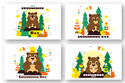 10 Happy Groundhog Day Illustration, an Animal Illustration by denayunebgt (Thumbnail 3 of 4)