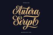 Aulora Script, a Script Font by Typehill (Thumbnail 1 of 8)