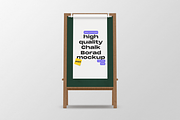 Restaurant Sidewalk Chalkboard PSD, an Advertising Mockup by Mockupdaddy (Thumbnail 3 of 6)