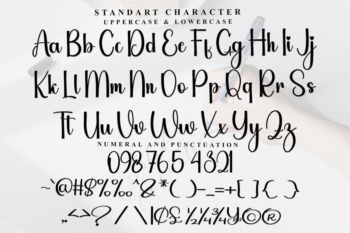 Blackink Calligraphy, a Handwritten Font by FreshTypeINK (Photo 4 of 8)
