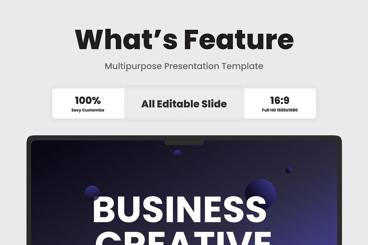 Bussiness Creative Google Slides, a Presentation Template by SquidPixey (Photo 3 of 6)