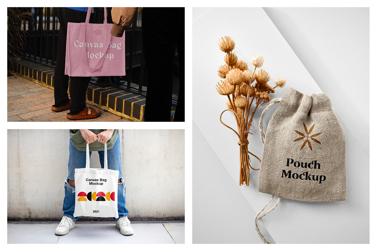Canvas Bag Mockups - Tote Bag Mockup, a Packaging Mockup by MockupForest (Photo 7 of 10)