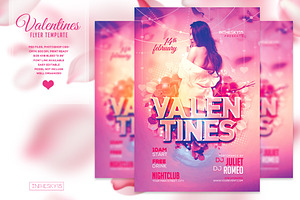 Valentines Flyer Template