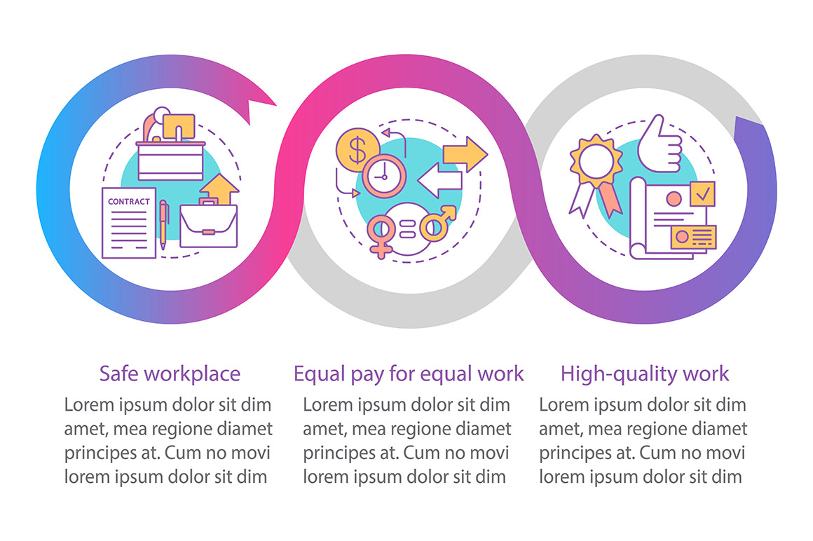 Corporate policy vector infographic, a Templates & Theme by IMG Visuals