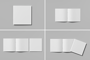 Square Brochure Mockup, a Books & Magazine Mockup by BLISS DESIGN (Thumbnail 2 of 2)