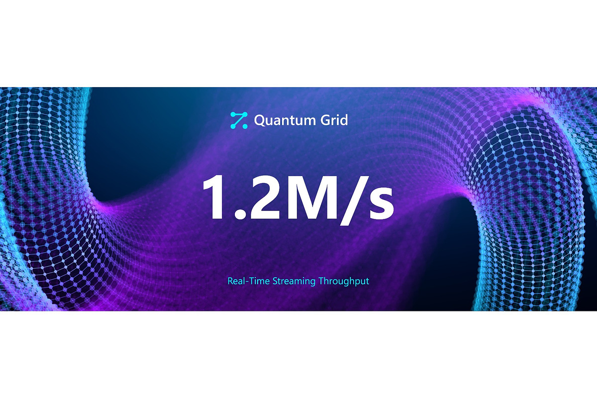 Quantum grid wireframe tunnel with, a Technology Illustration by RDShop (Photo 2 of 3)