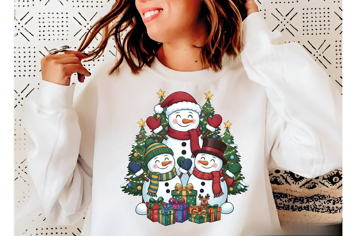 Preppy Knitting Snowman Png, Latch, an Illustration by Designking (Photo 5 of 6)