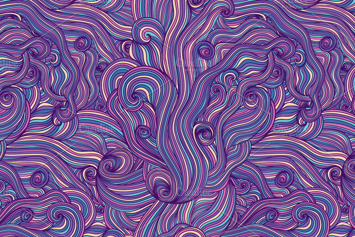 Wave element decor, pattern, a Pattern Graphic by Markovka (Photo 3 of 5)