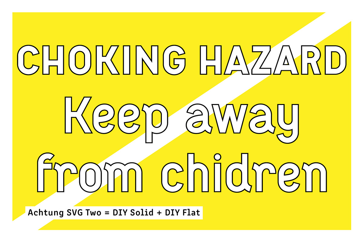 Achtung color font - DIY sub-family, a Font by FONT-Bud (Photo 12 of 14)