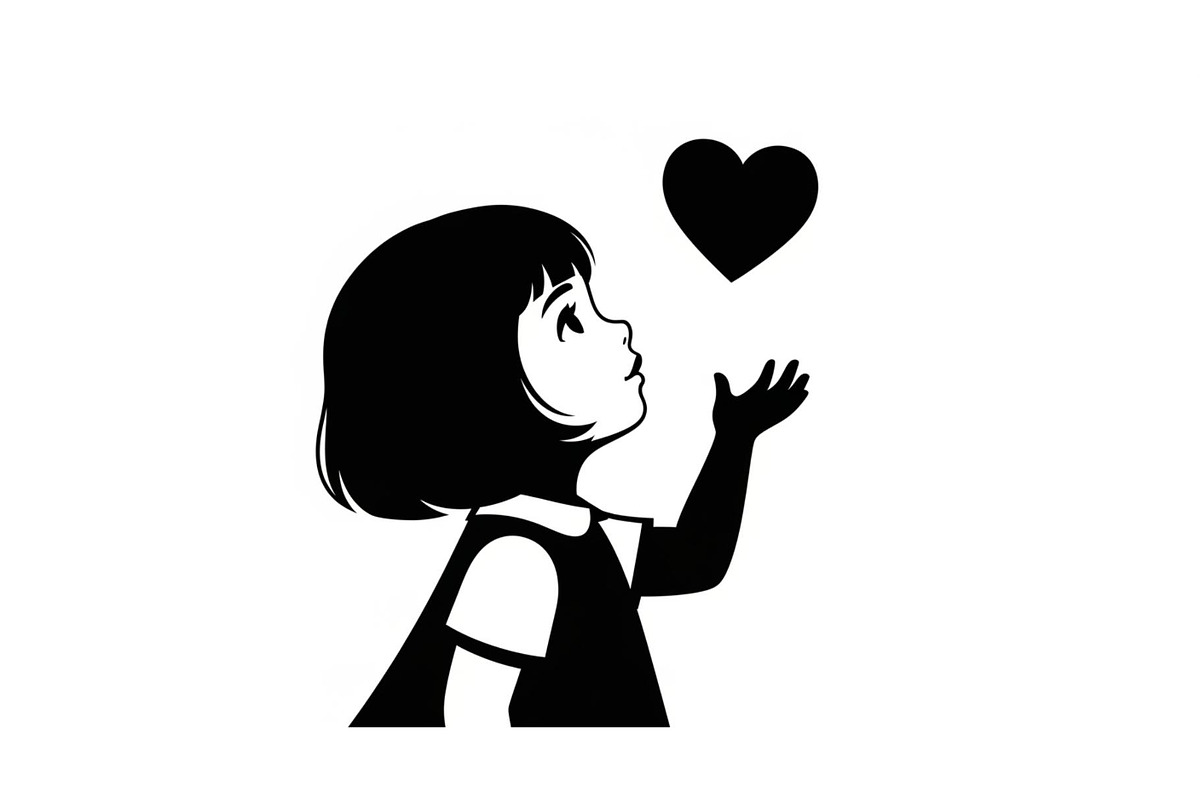 Cute Love Girl Silhouette Bundle, an Illustration by Designs_River (Photo 14 of 53)