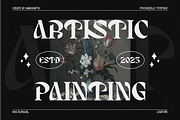 Tarsica - Modern Psychedelic Font, a Serif Font by MaikoHatta (Thumbnail 2 of 9)
