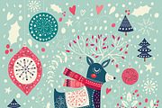Collection of Christmas cards, a Decorative Illustration by MoleskoStudio (Thumbnail 4 of 7)