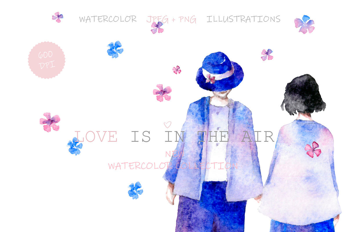 Love is in the air, a Decorative Illustration by Knysh Ksenya (Photo 2 of 6)