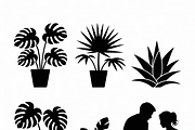 silhouette couple gardening together, an Illustration by Amazin_art (Thumbnail 9 of 11)