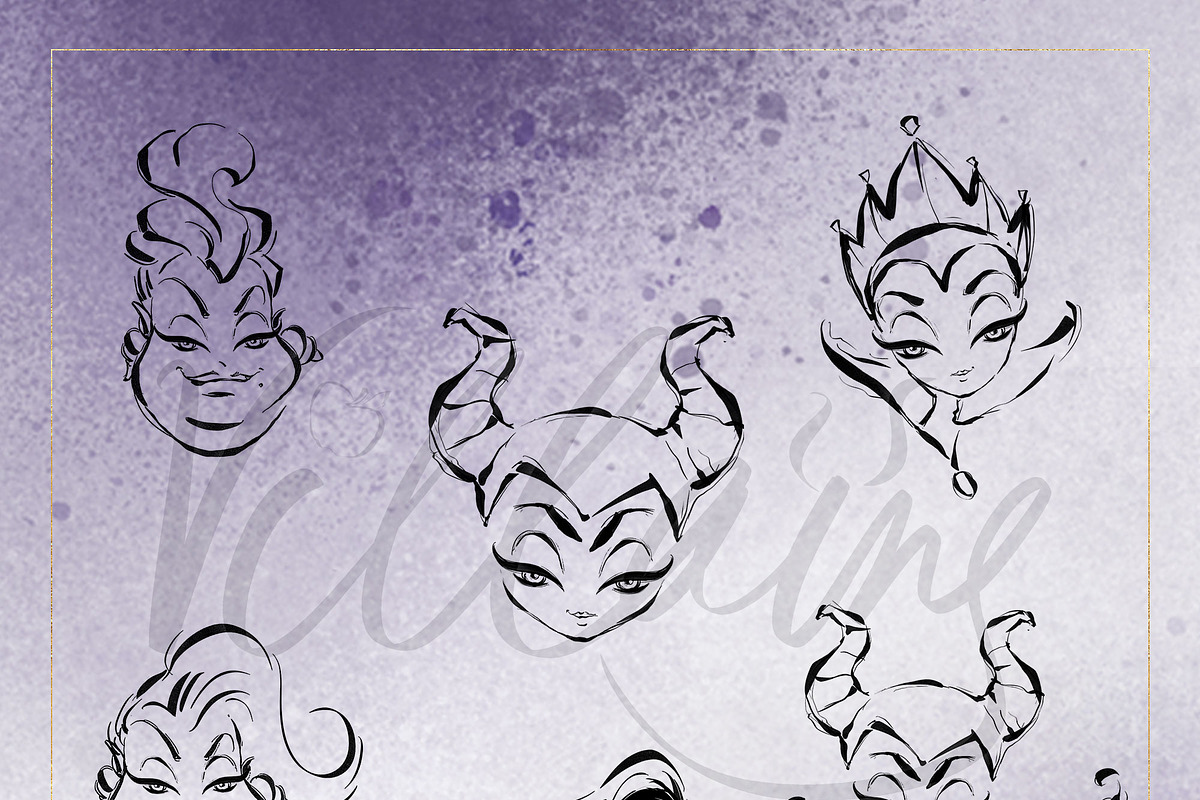 Fairy Tale Villains Doodles Clipart, an Object Graphic by KaramfilaS (Photo 7 of 13)