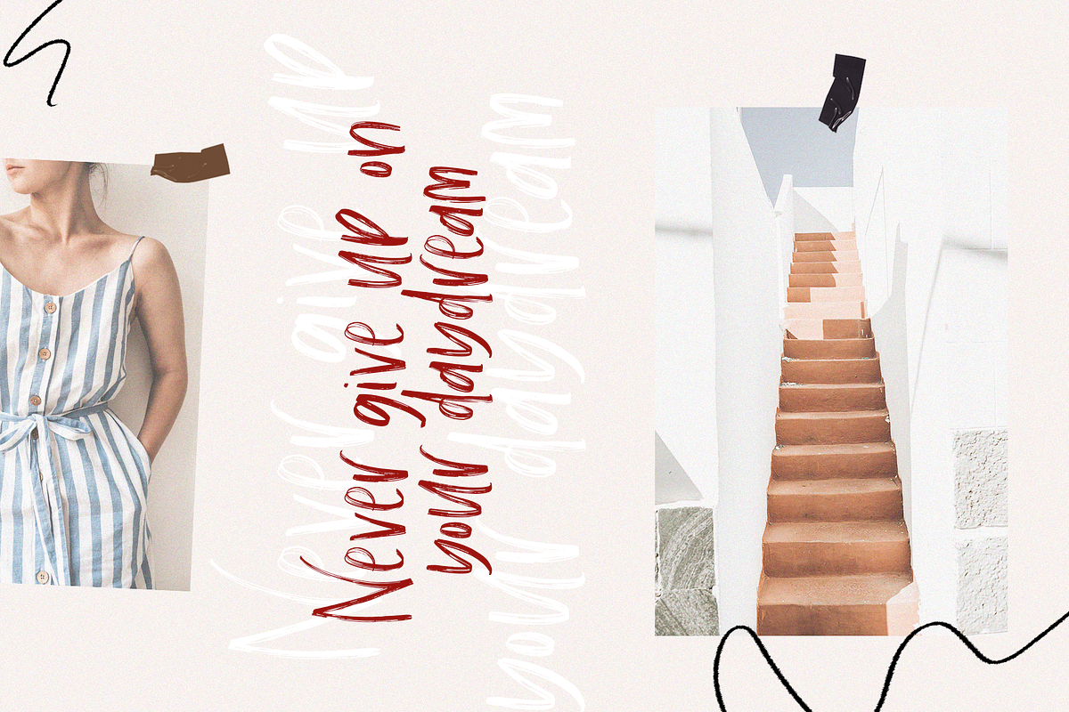 The Scarlett -Handwritten Brush Font preview 2