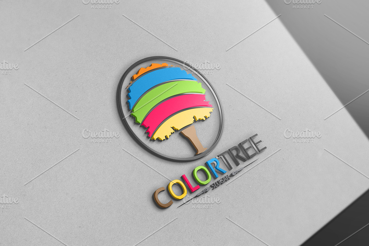 Color Tree Logo, a Branding & Logo Template by Josuf Media