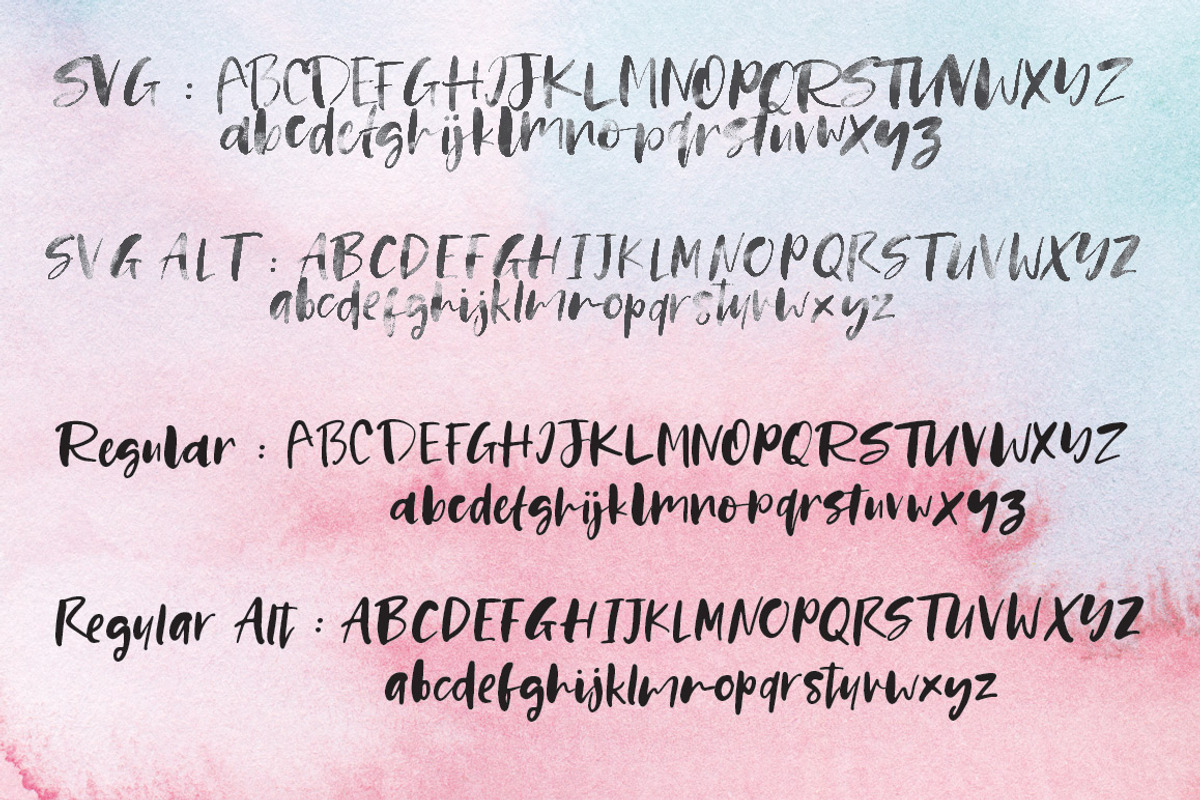 Twingle | Scrip + SVG Font, a Script Font by Artstudio (Photo 9 of 11)