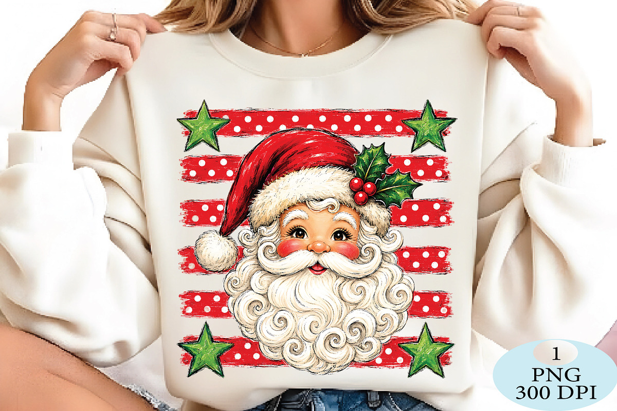 Cute Santa Face PNG, a Seasonal Illustration by Daily.Designs (Photo 2 of 5)