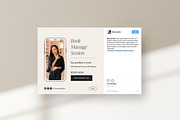 Canva Massage Therapist templates, a Social Media Template by LiliesandBerries (Thumbnail 19 of 21)