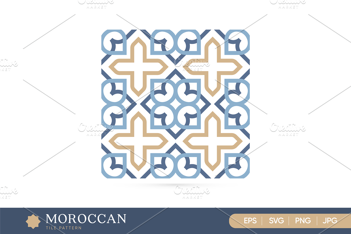 Moroccan Seamless Tile Pattern Set, a Pattern Graphic by Soufone (Photo 4 of 5)