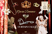 Curtain Call — Opera Collage Kit, an Object Graphic by Anzhelika (Thumbnail 1 of 10)