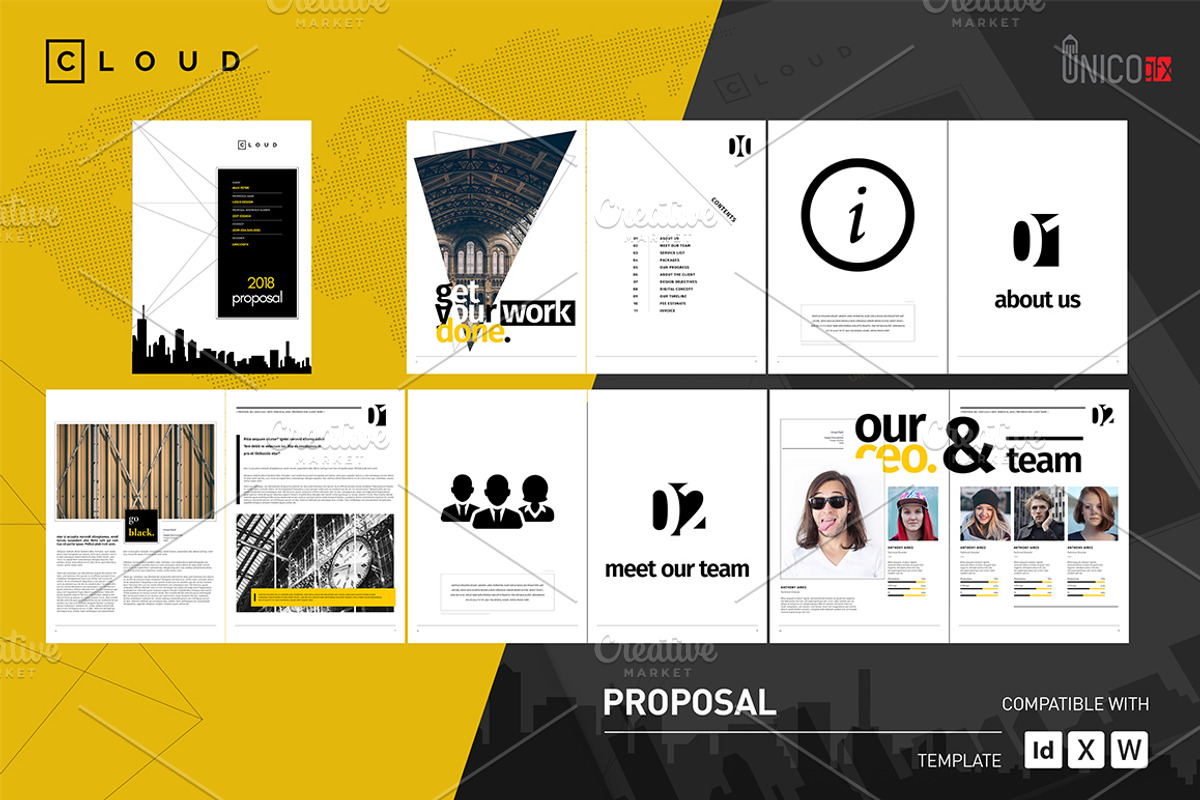 50 Page Full Proposal A4 / US Letter, a Stationery Template by Mastergfx (Photo 5 of 38)