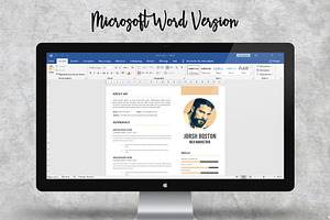 Resume / CV Design MS Word