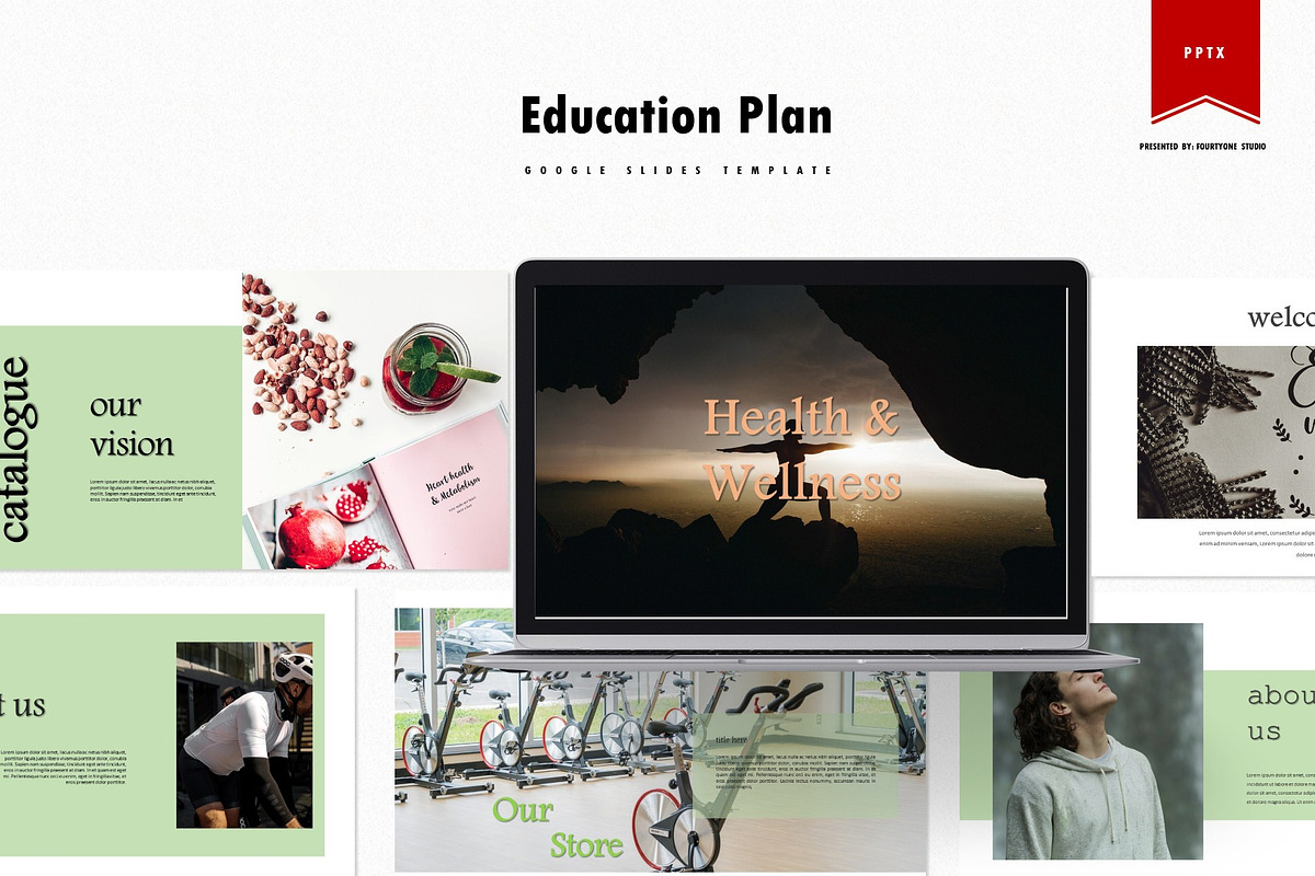 Health & Wellness - POWER POINT, a Presentation Template by Fortyone (Photo 1 of 5)