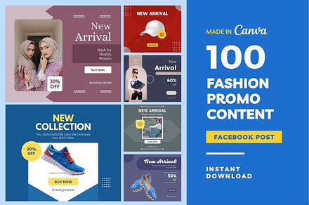 Fashion Sale Content Facebook Posts