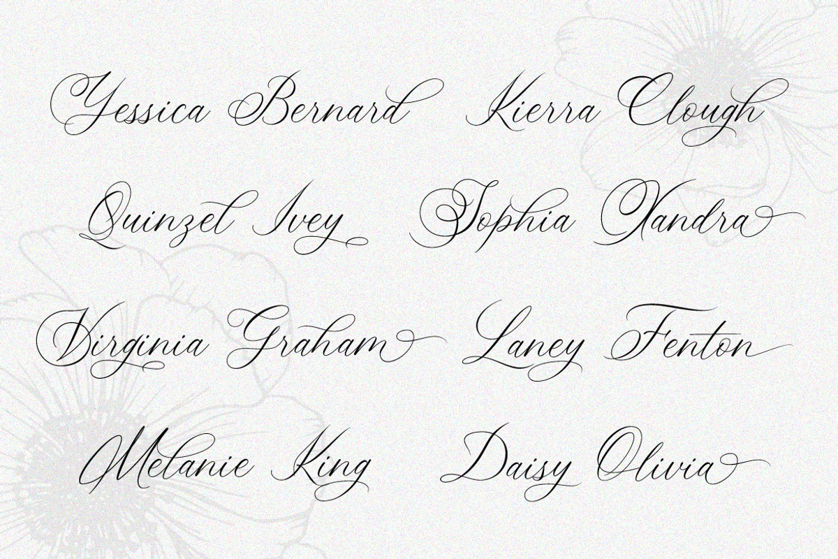 Keukenhof | Modern Calligraphy Font, a Handwritten Font by Ef Studio (Photo 8 of 13)