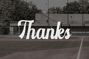 Detourne - Baseball Font, a Script Font by Flawless And Co (Thumbnail 10 of 10)