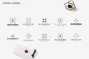 Vintage Elegance | 30 Logo Templates, a Branding & Logo Template by VP Fonts (Thumbnail 16 of 17)