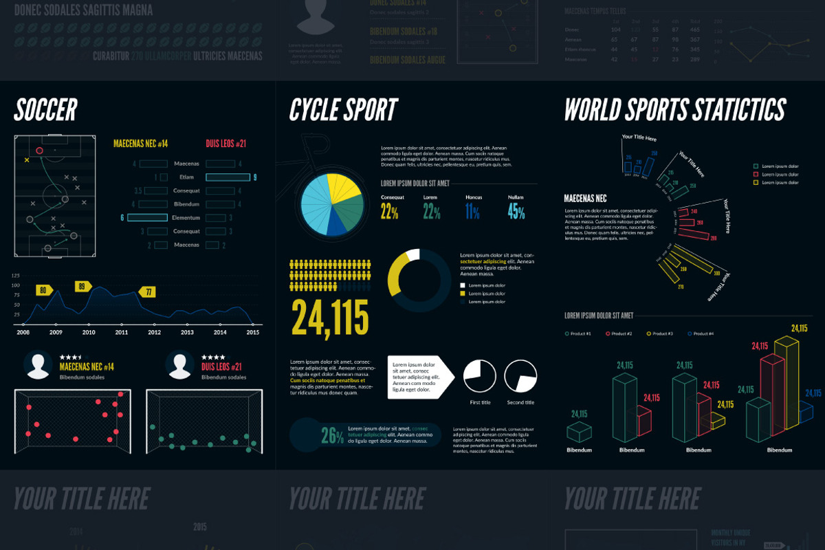 Infographics Mag Template #2, an Object Graphic by Brainiart (Photo 3 of 5)