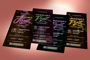 Jazz Concert Ticket Template, a Card Template by Godserv Designs (Thumbnail 8 of 9)