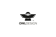 Owl Design Logo, a Branding & Logo Template by Flipside Design (Thumbnail 2 of 2)