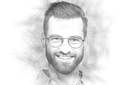 Pencil Sketch Effect Mockup, a Pens & Pencil Mockup by Marcelo Inez (Thumbnail 3 of 11)