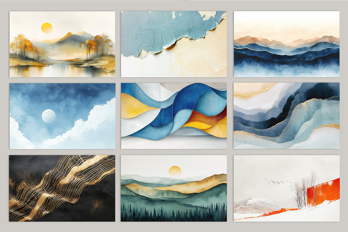 Abstract oil painting art wallpaper, a Decorative Illustration by fei long (Photo 8 of 10)