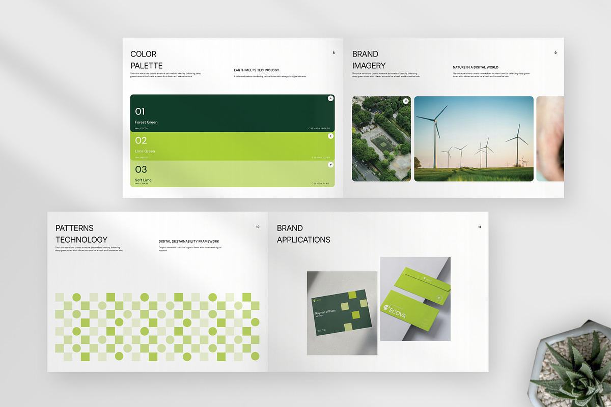 Eco Digital Brand Guideline, a Magazine Template by trabaskriya (Photo 5 of 7)