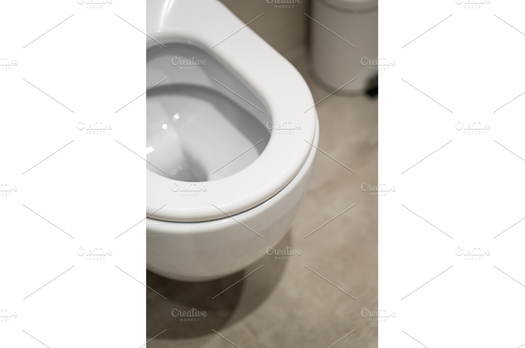 White ceramic toilet bowl at home, an Architecture Photo by volodymyrshtun13795