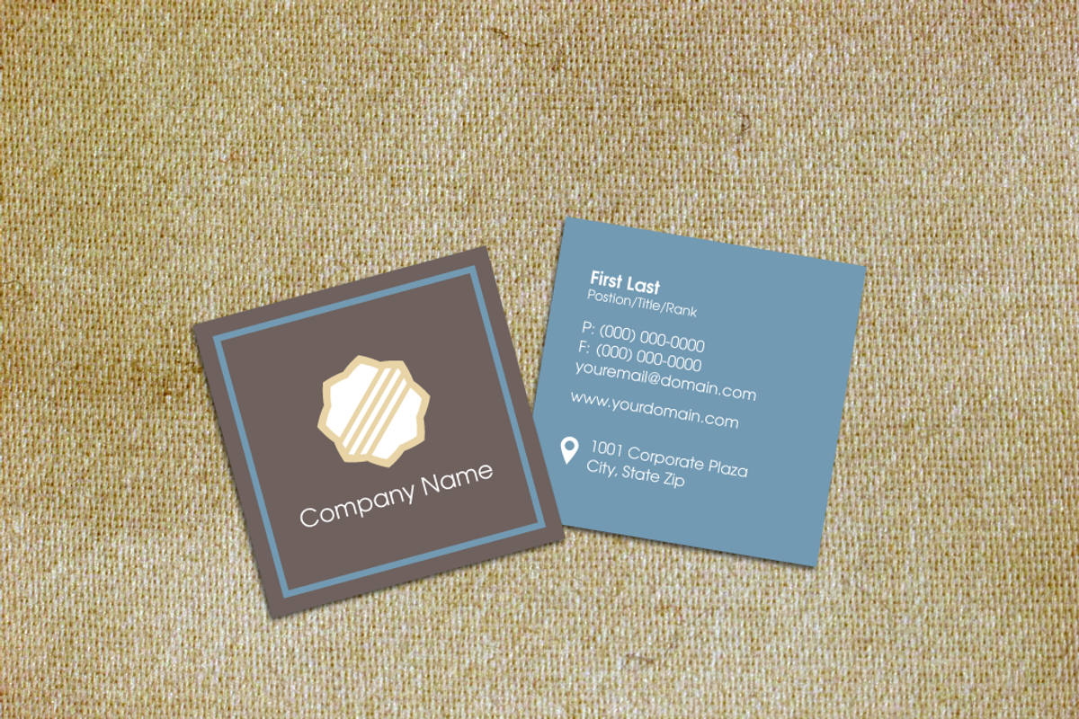 Corporate Business Card Template, a Business Card Template by Pixelated Pencils