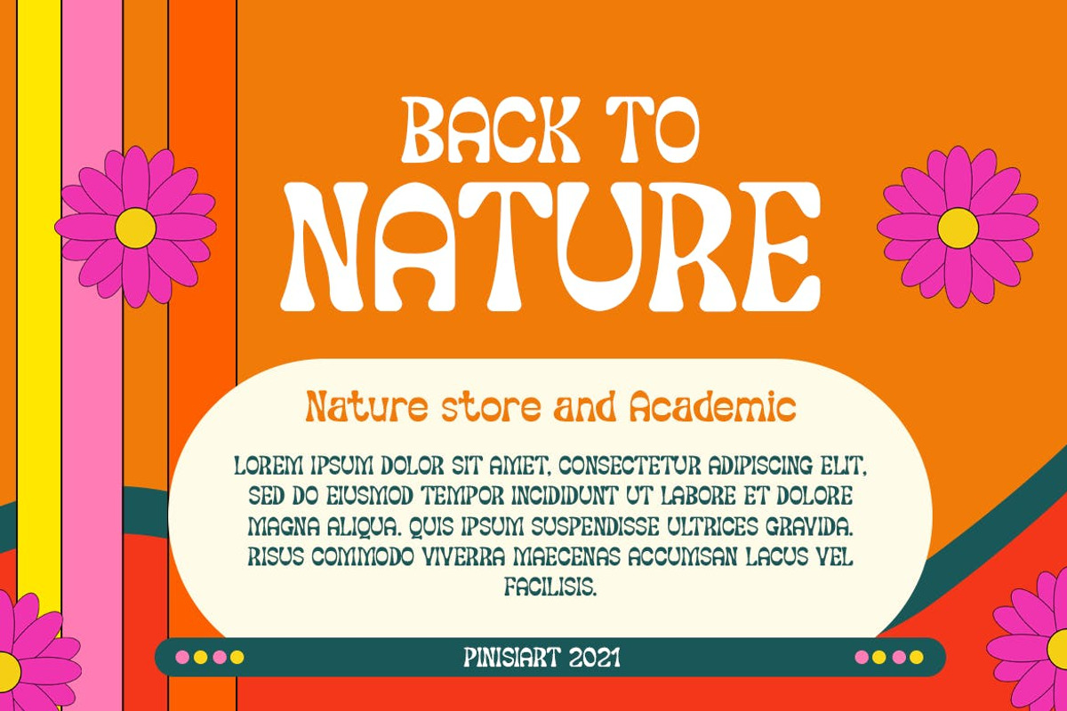 FUNKORAMA – Psychedelic Font, a Sans Serif Font by Pinisi ART (Photo 6 of 11)